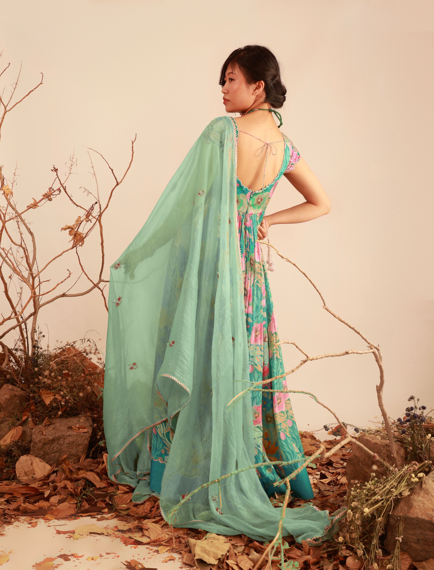 Nisargh - Secret Garden Anarkali suit