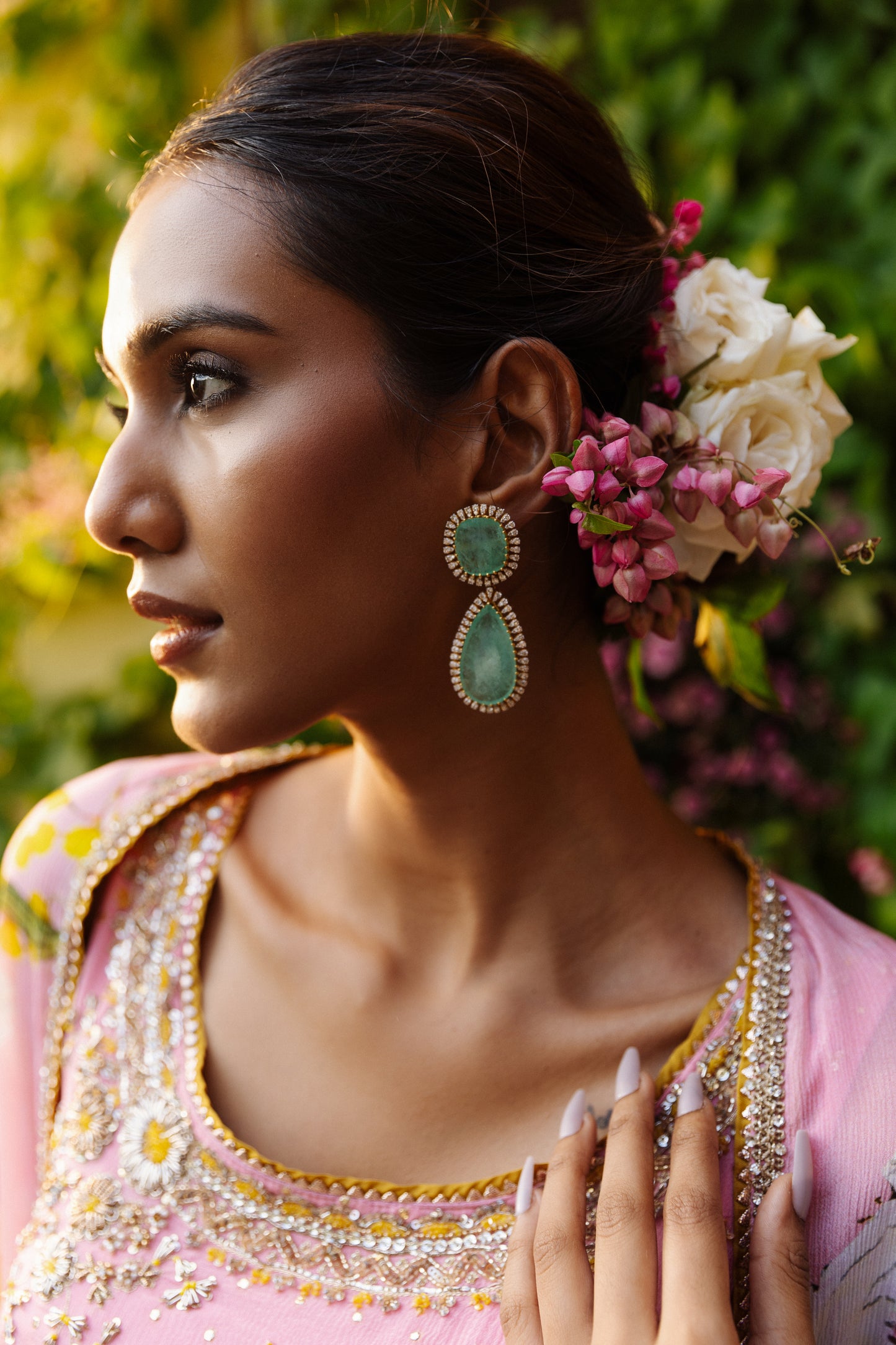 Gulbahar Cape Lehenga Set