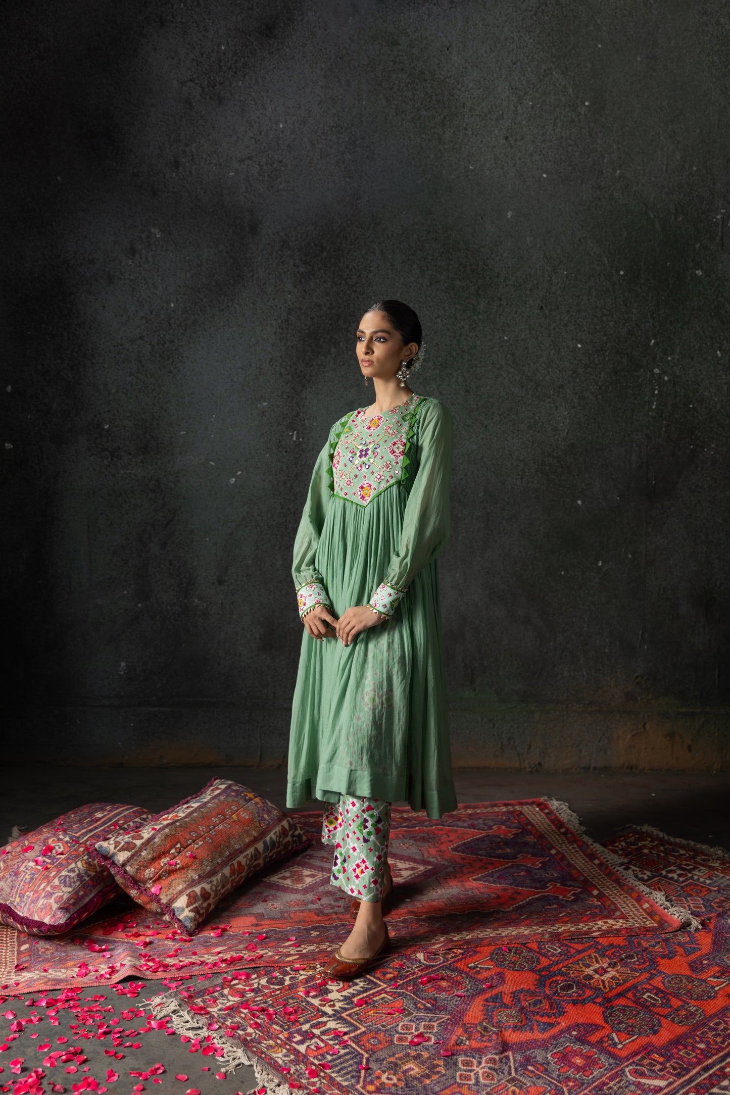 Emerald Aura Kurta Set