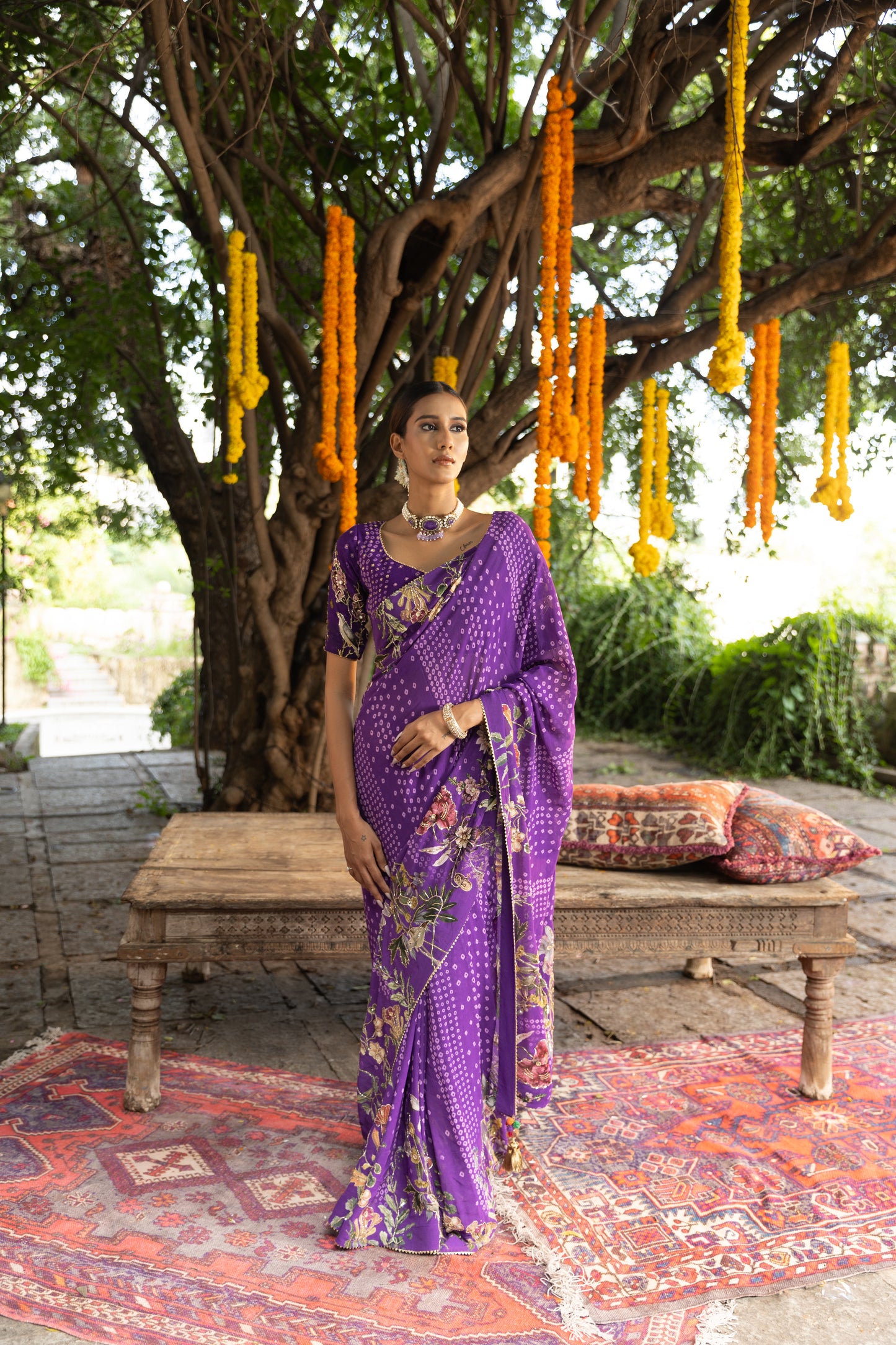 Tvara Bandhani Saree