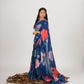 Makha- navy blue saree