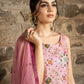 Rukhsaar- blossom pink Sharara set