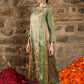 Nazaha- forest green silk Tissue Kurti set