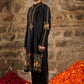 Sufi- black luxe embroidered kurta set