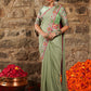 Gul Noor - Pink pre-draped saree