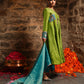 Gulzaar- lime green silk Kurti set