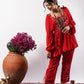 Aashna- Fiery Red Patola Co-rd set