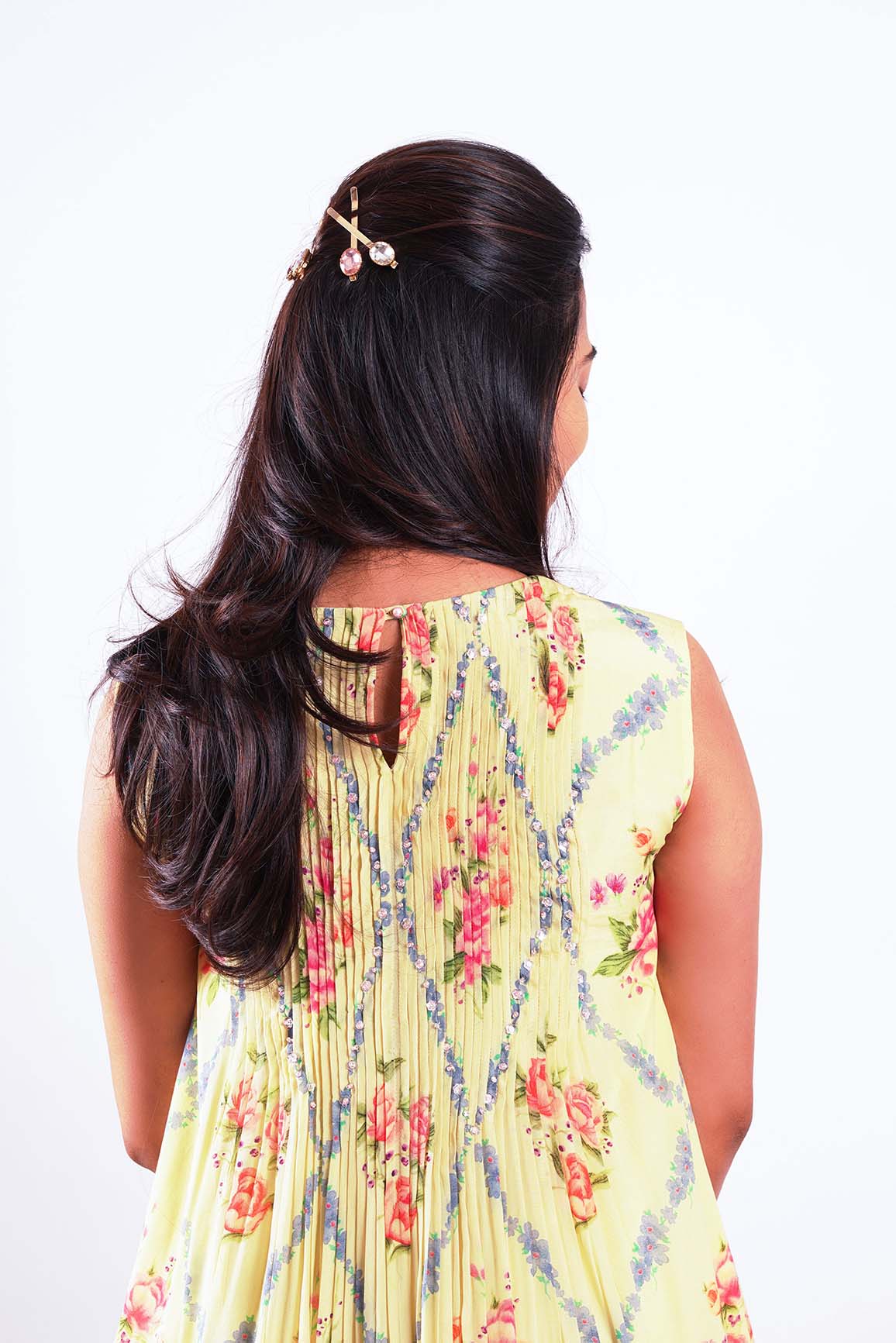 English Vintage - Floral print Yellow Co-ord  set