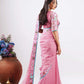 Gul Noor - Pink pre-draped saree