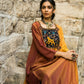 Sufi- dual tone Patola kurti set