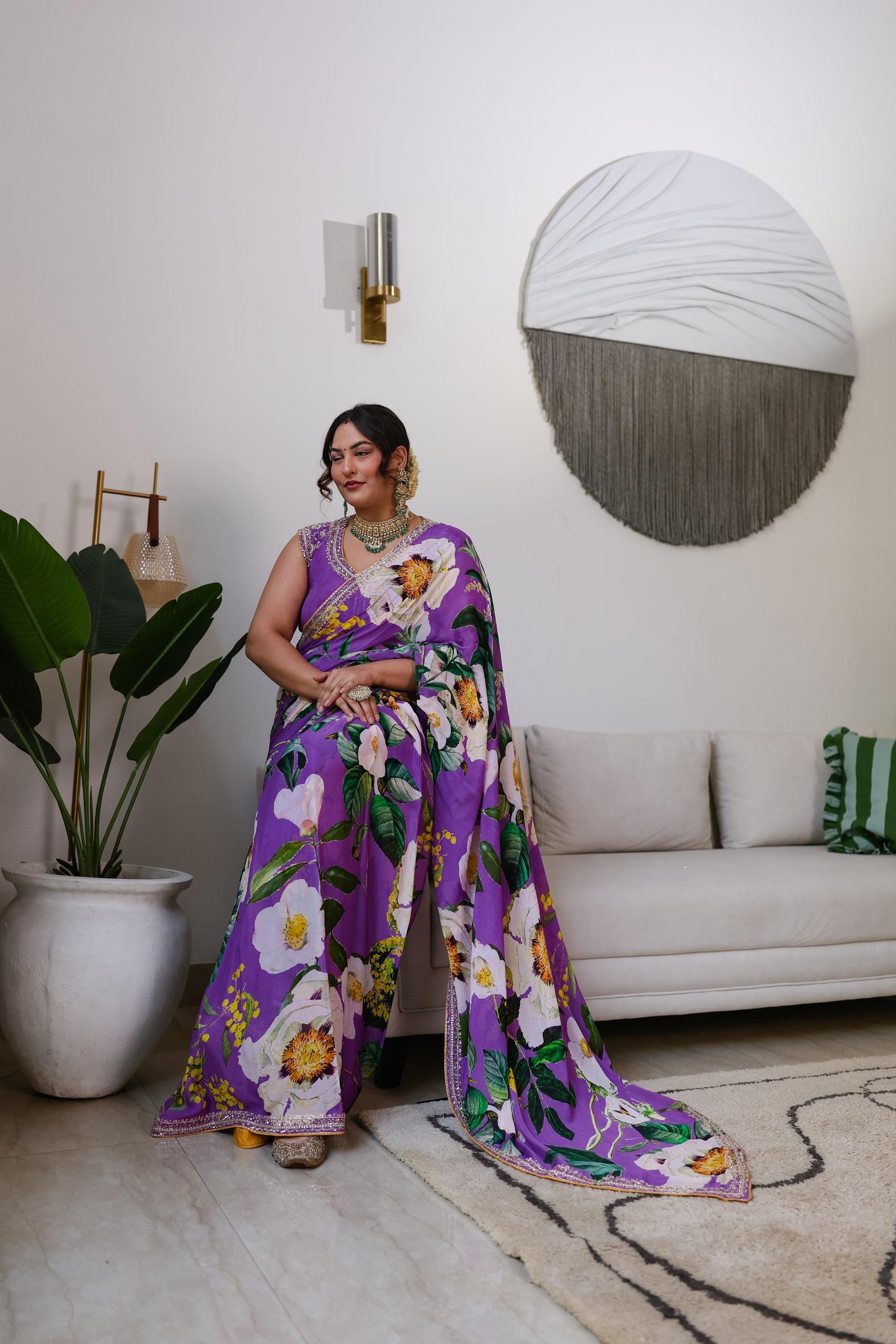 Aabroo Floral saree