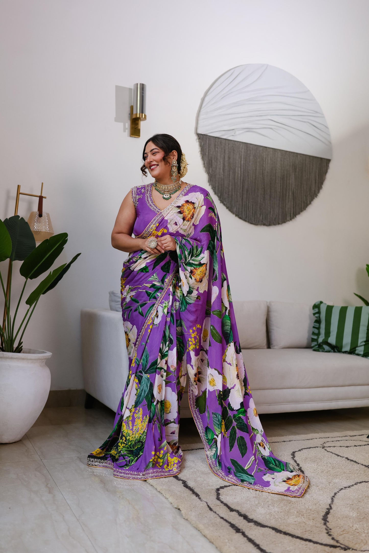 Aabroo Floral saree