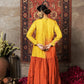 Naaz- Sunset Shaded Silk Dress