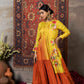 Naaz- Sunset Shaded Silk Dress