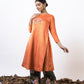 Orange Crush Kurti Set