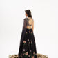 La fleur -Black embroidered lehenga set