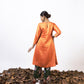 Orange Crush Kurti Set