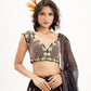 La fleur -Black embroidered lehenga set