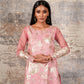 Déjouer-charm pink kurta set