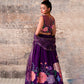 Azelie-Nakshatra Purple Haze Hand Embroidered Lehenga