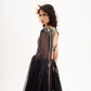 La fleur -Black embroidered lehenga set