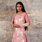 Déjouer-charm pink kurta set