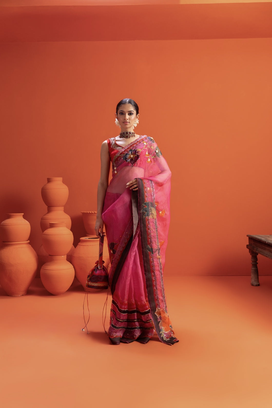 Petals of Grace Saree