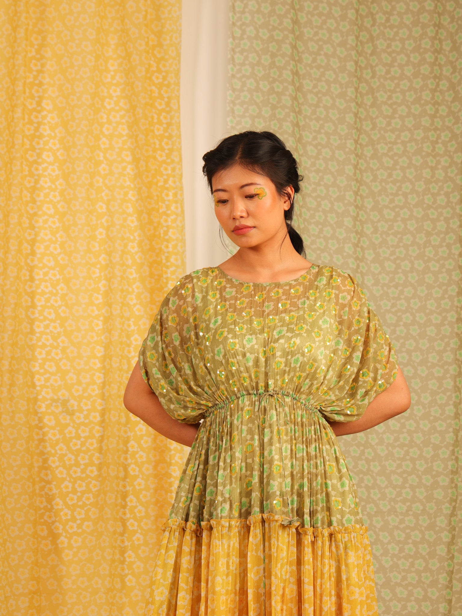 Buy Label Ritu Kumar Yellow Regular Fit Dress for Women Online @ Tata CLiQ